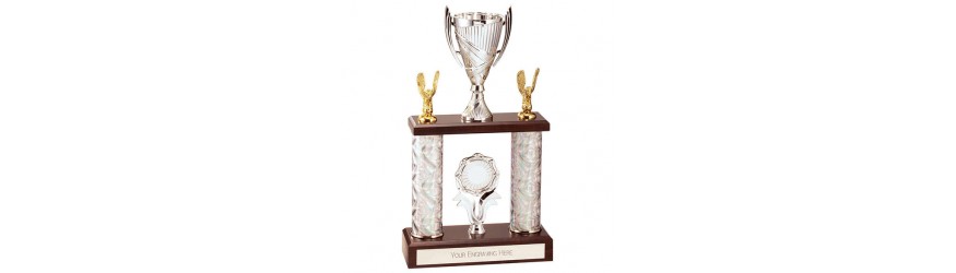 GIGANTIC 2 COLUMN TOWER TROPHY - 47CM (AVAILABLE IN 3 SIZES)